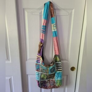 Crossbody Sling Purse Bag Boho Hobo Rising Int'l